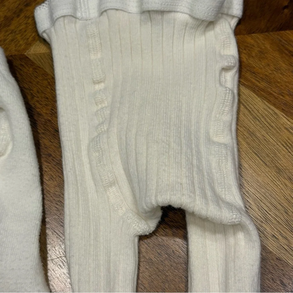 Hanna Andersson Cream Tights, headband and Starry bloomers lot